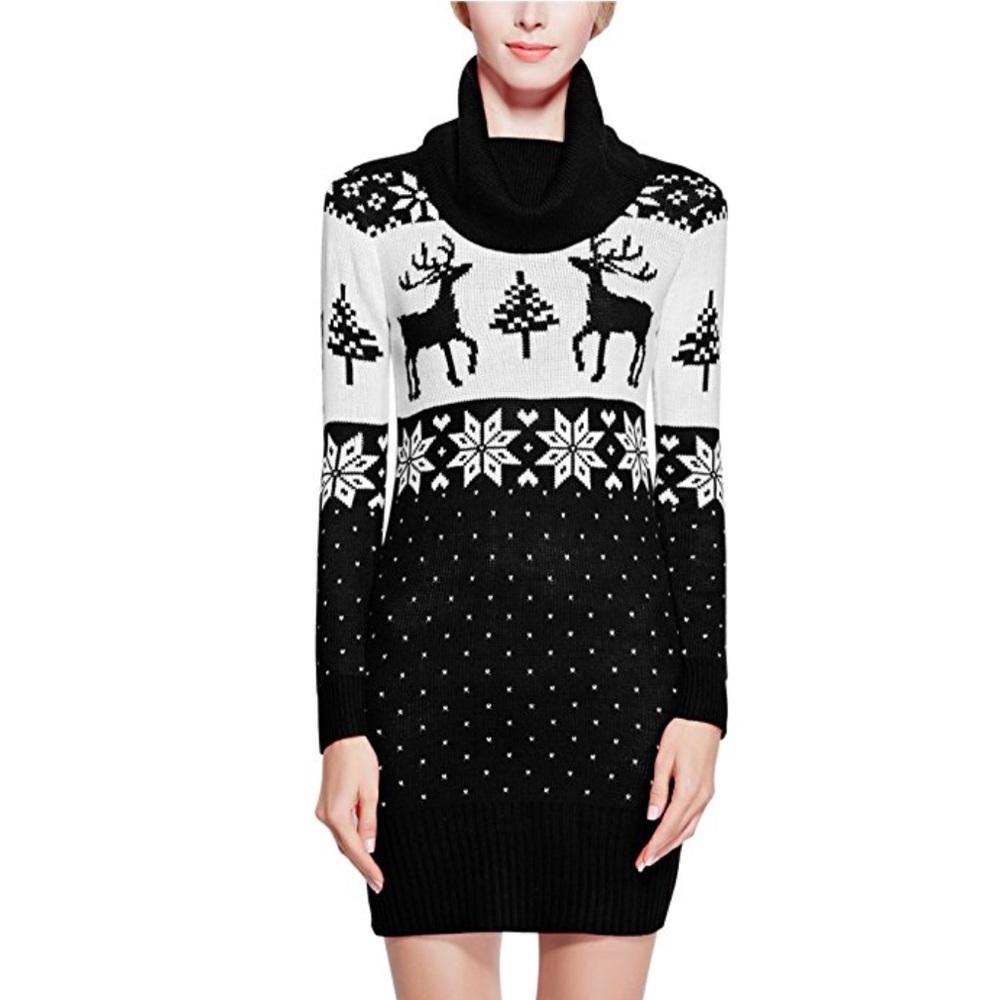 Christmas turtle neck sweater