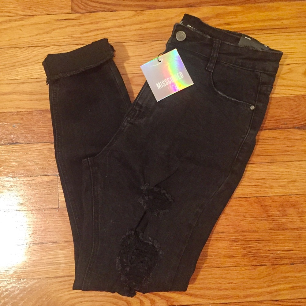 NWT Missguided high waisted jeans