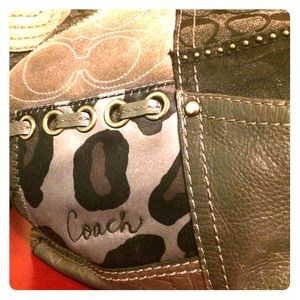 Coach "Patchwork" designer tote hand bag
