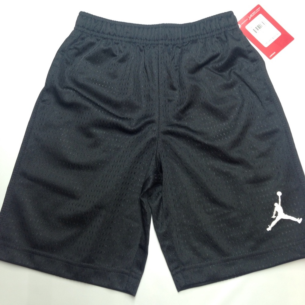 Size 6 Boys Nike Jumpman Basketball Shorts Black