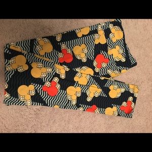 Lularoe Disney TC Mickey leggings NWT