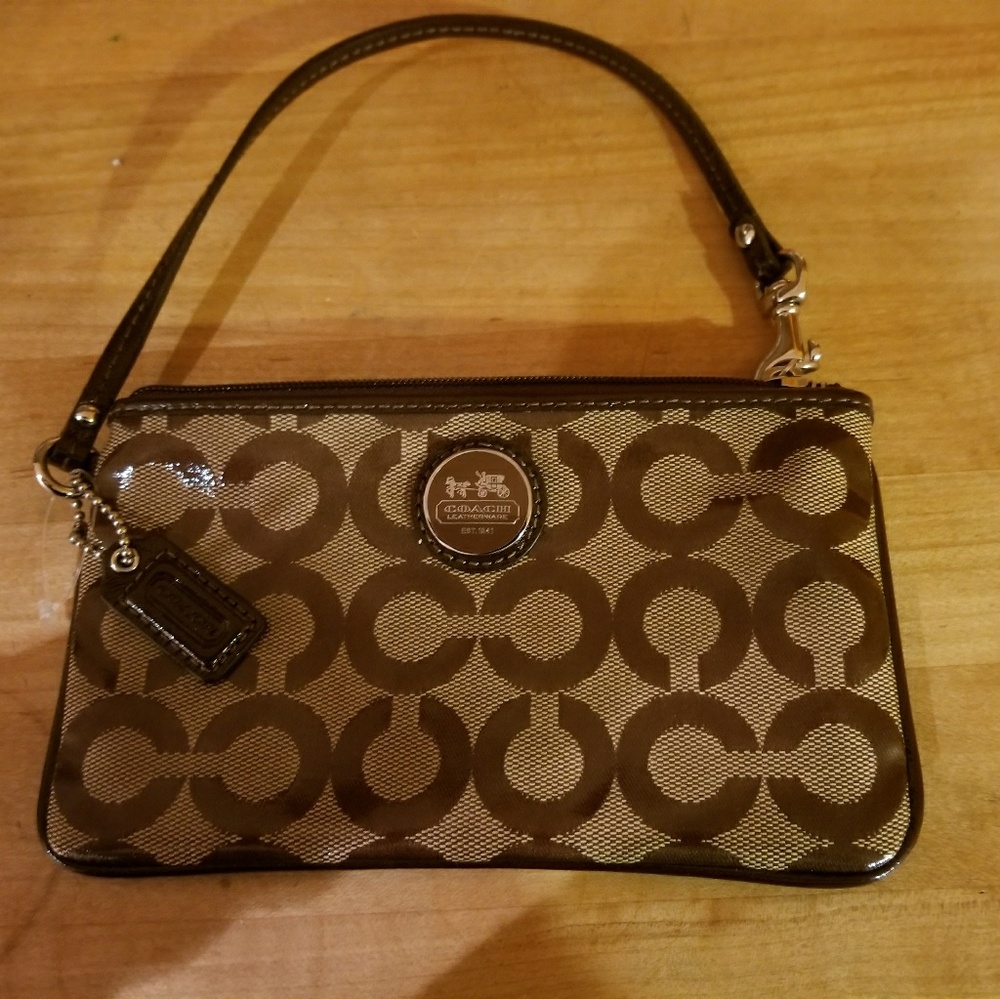 Coach Signature Collection Wristlet