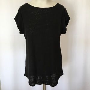 Ann Taylor Loft Semi Sheer Linen Shirt