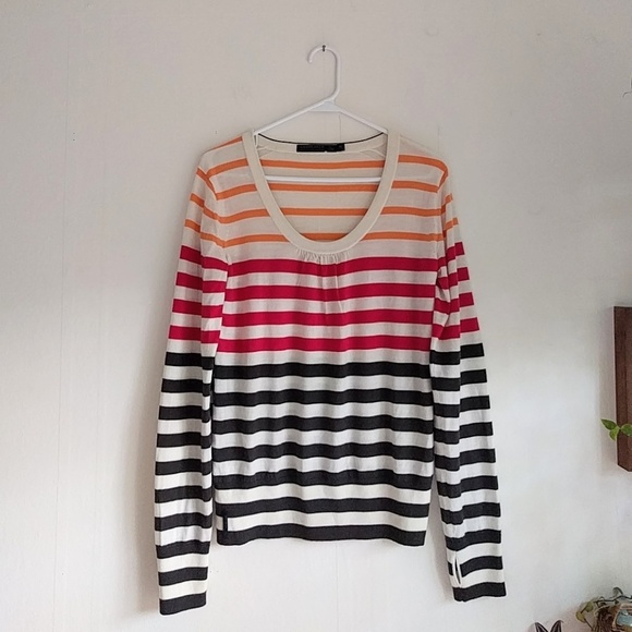 Icebreaker Sweaters - Icebreaker Athena striped wool sweater, M