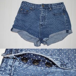 Polka Dot High Waisted Shorts