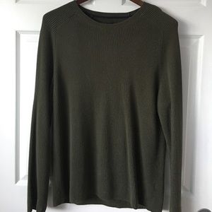 👕Gap hunter green ribbed sweater