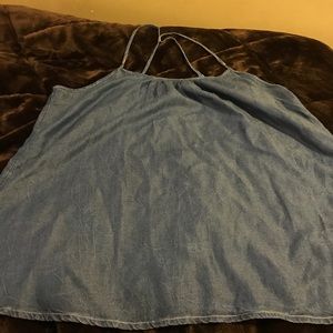 🦋Soho blue jean look tank