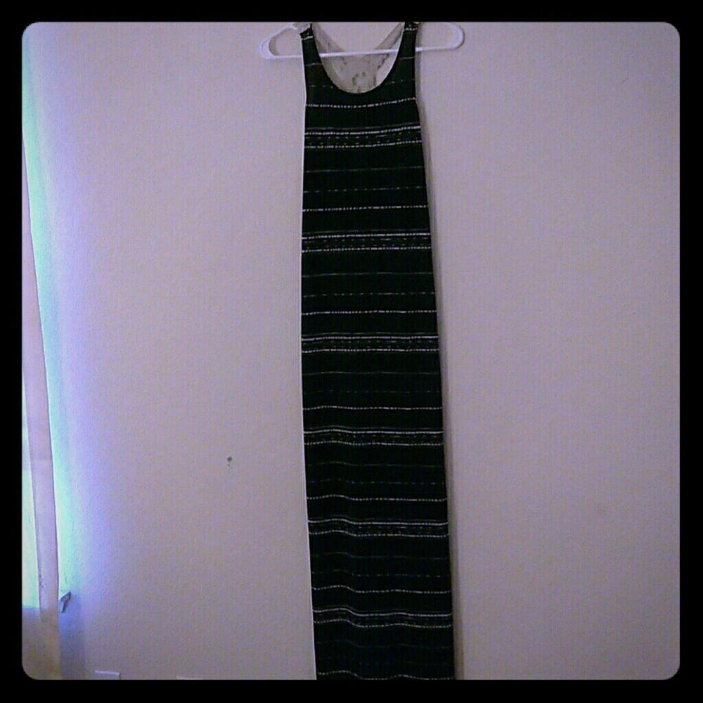 Long tank top dress with Lacey back
