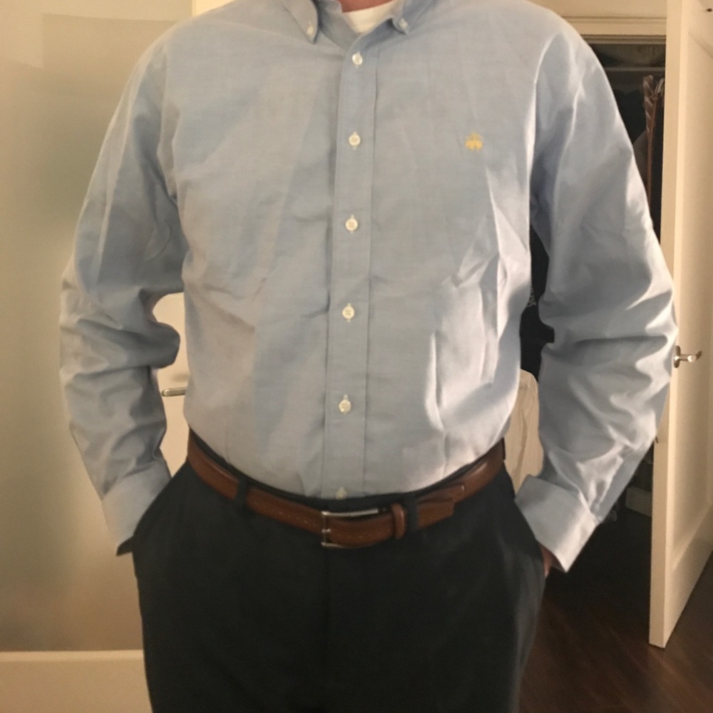 Brooks brothers light blue dress shirt