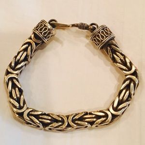 Gorgeous Braided Sterling Silver 925 Bracelet 70gr