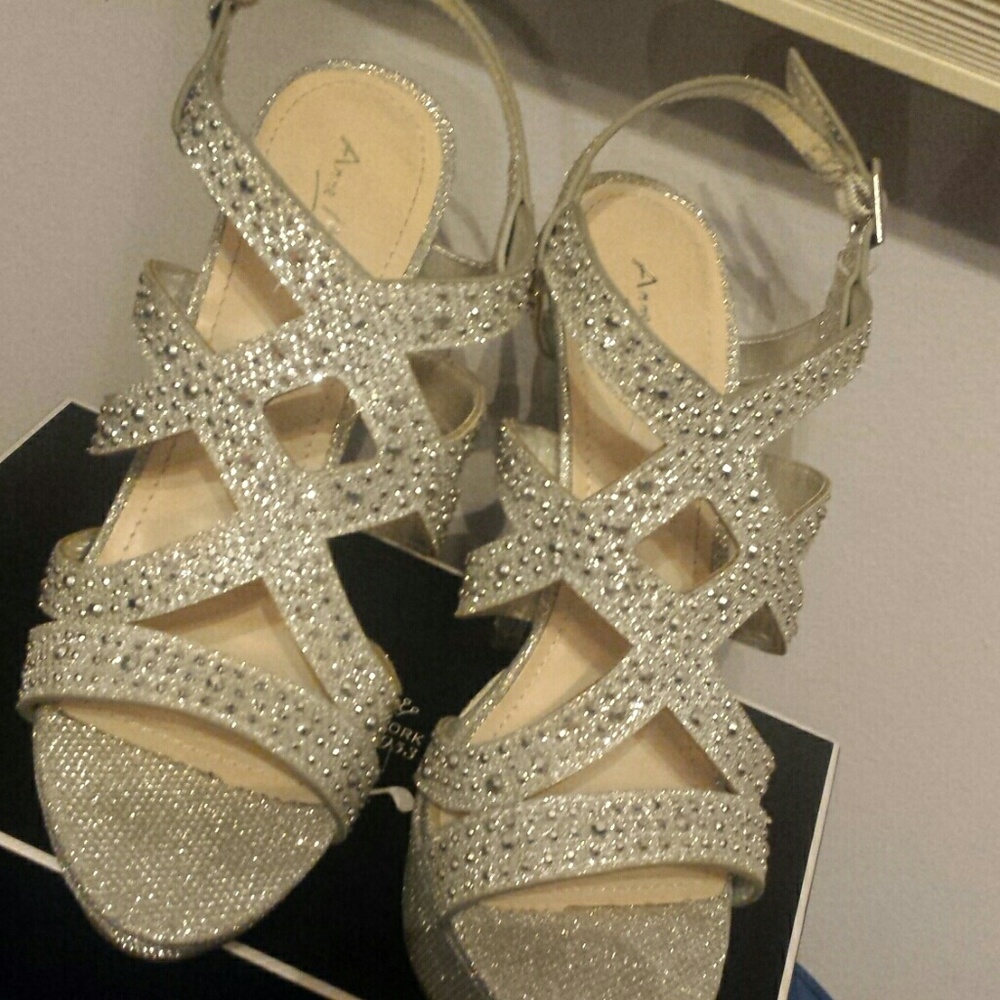Silver heels