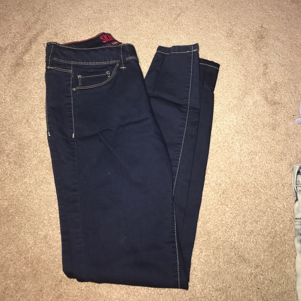 Dark skinny jeggings