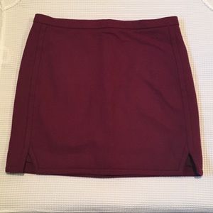 J.Crew Mini Skirt in Double-Serge Wool
