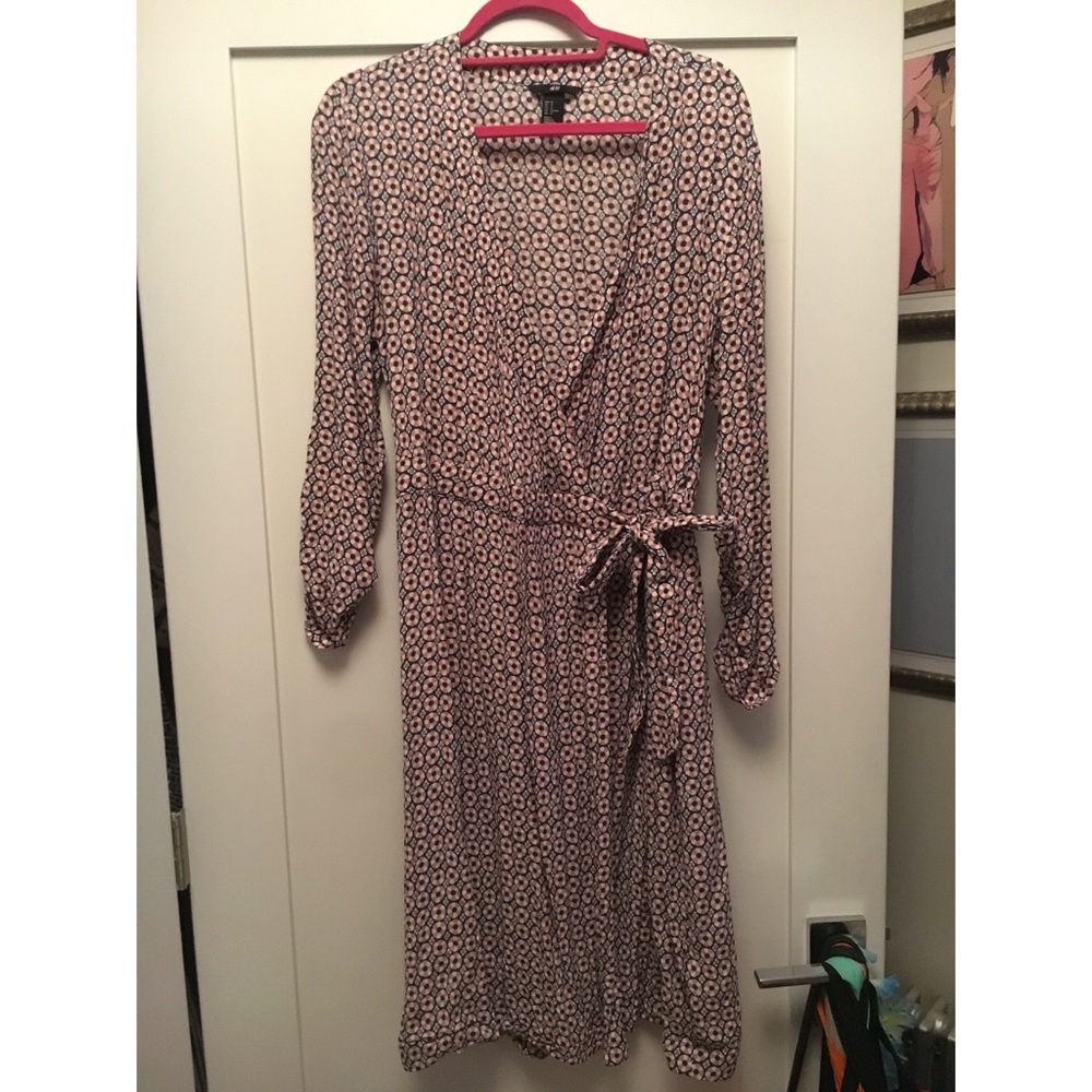 H&M Print Wrap Dress