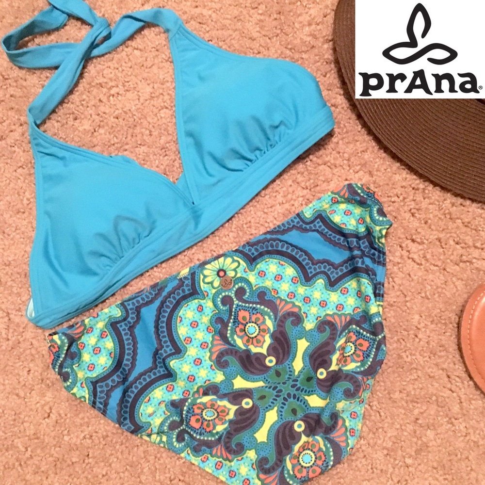 Prana Women's Lahari Halter swimsuit + bottoms