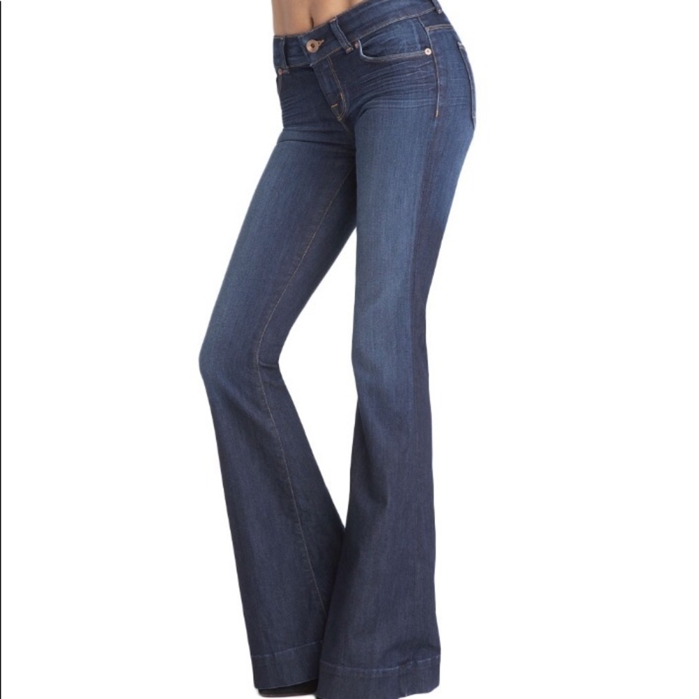 J Brand Love Story Low Rise Bell Bottom Jeans
