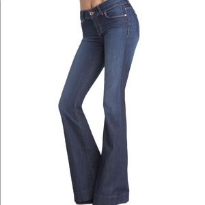 J Brand Love Story Low Rise Bell Bottom Jeans