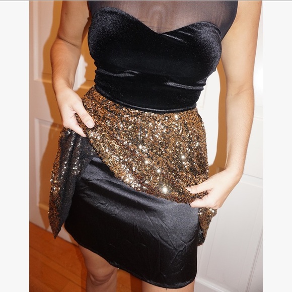 Velvet Sequence Dress ✨ - Picture 2 of 5