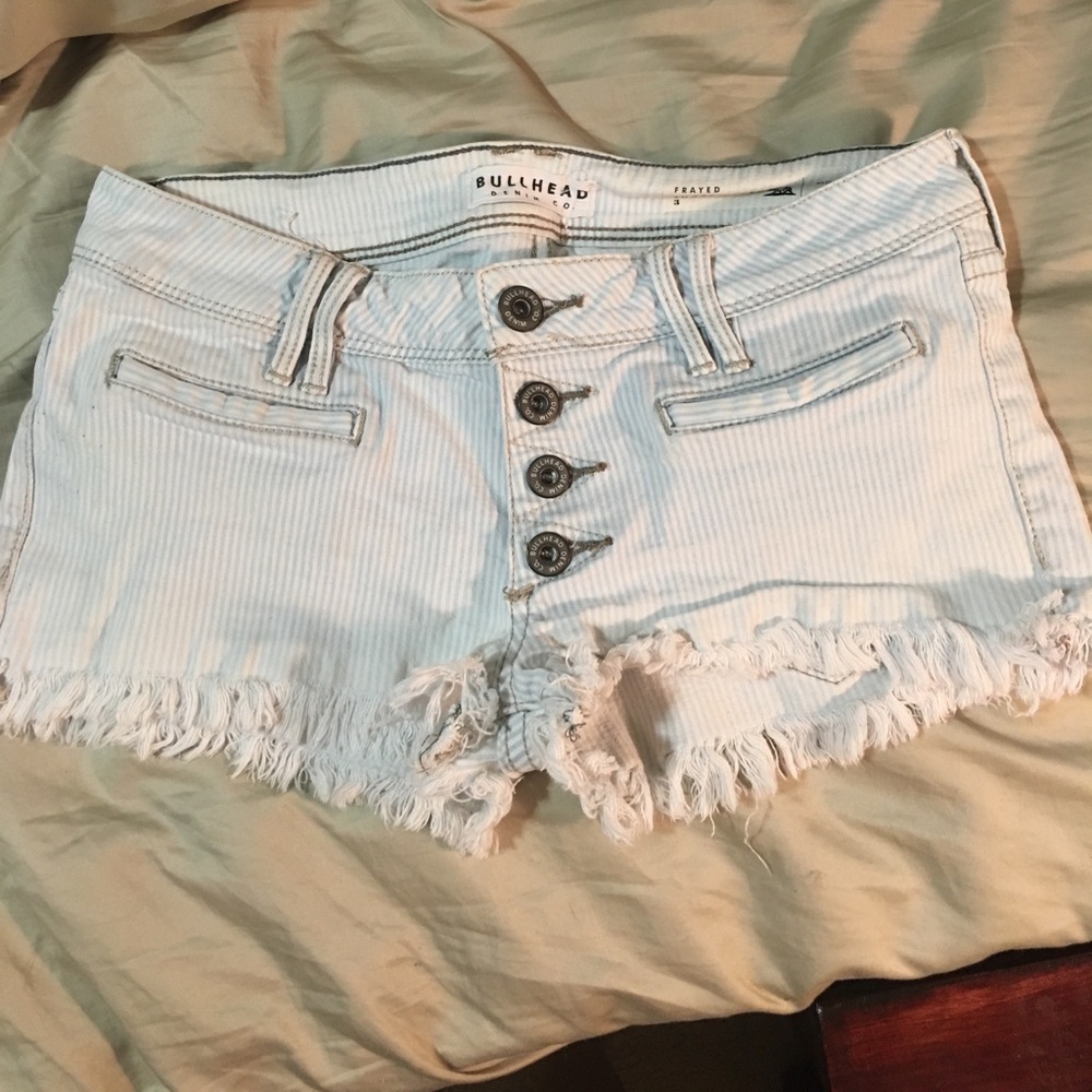 Pinstriped Bullhead Short shorts