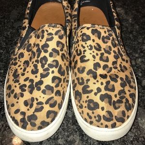 Cheetah loafers