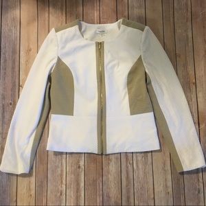 Calvin Klein Zip Up Blazer Career Size 10