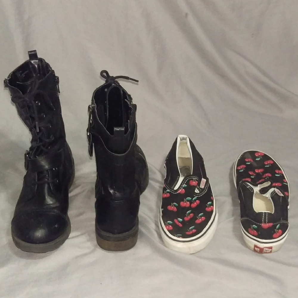 Juniors Combat Boots