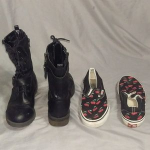 Juniors Combat Boots