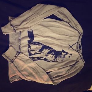 Cute soft wolf shirt