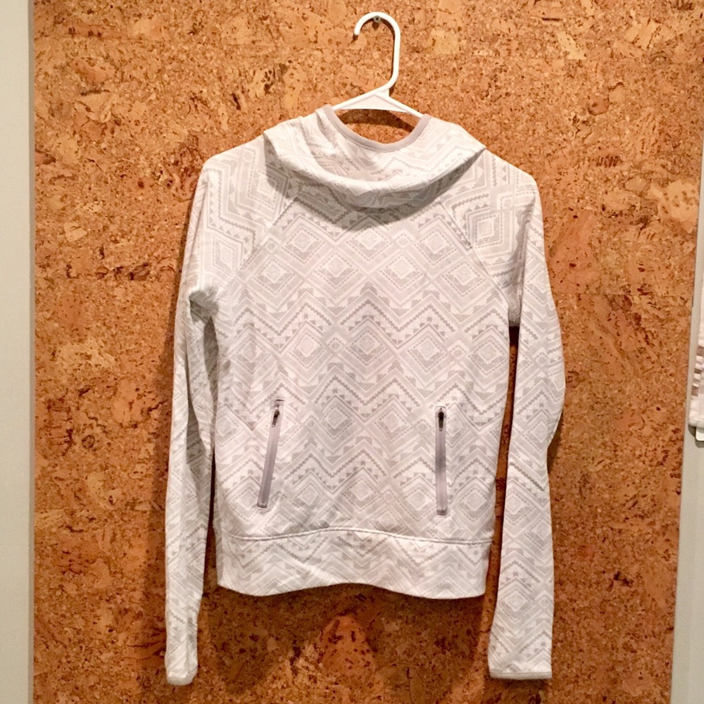 SOLD: Hooded Scoop Neck Pullover