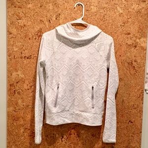 SOLD: Hooded Scoop Neck Pullover