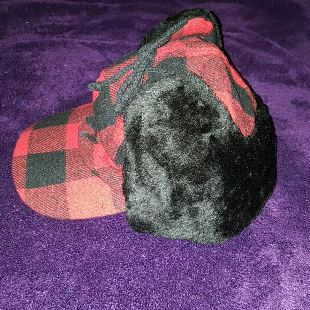 Plaid winter hat