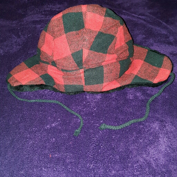 Plaid winter hat - Picture 4 of 5