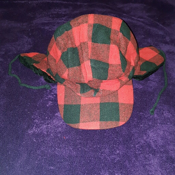Plaid winter hat - Picture 5 of 5