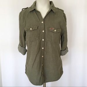 Hollister Button Down Cotton Shirt