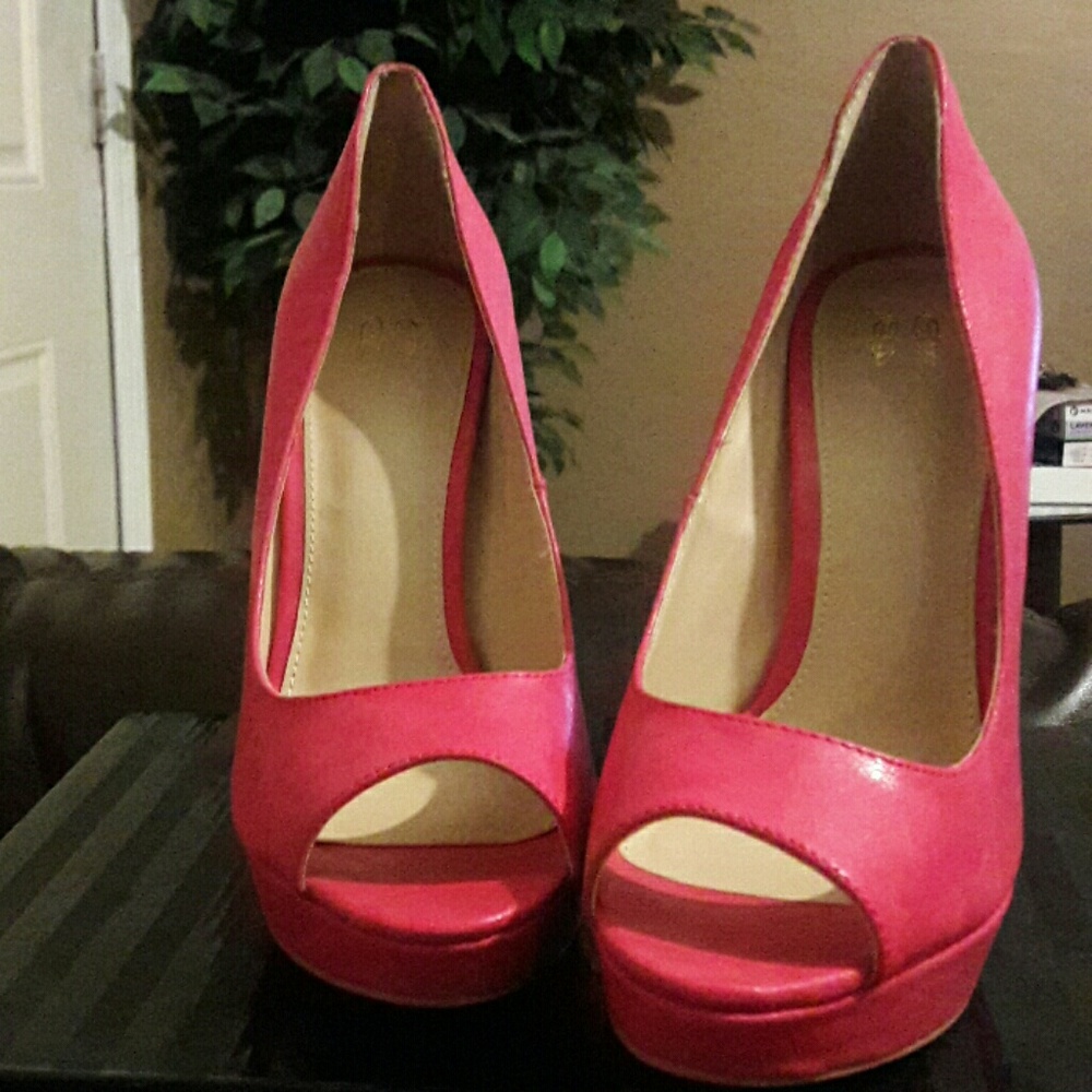 Hot pink heels