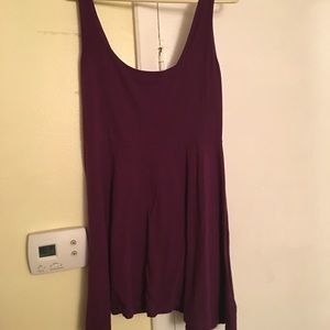 Sparkle and Fade eggplant skater dress