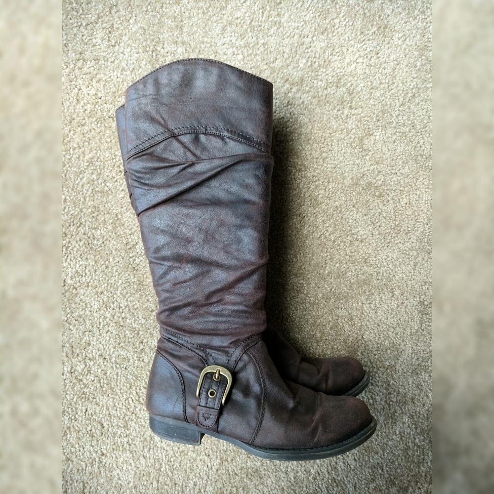 ❌SOLD Baretraps Jesse calf length brown boots❌
