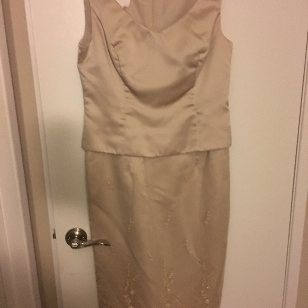 Gold dress mother of the bride dress