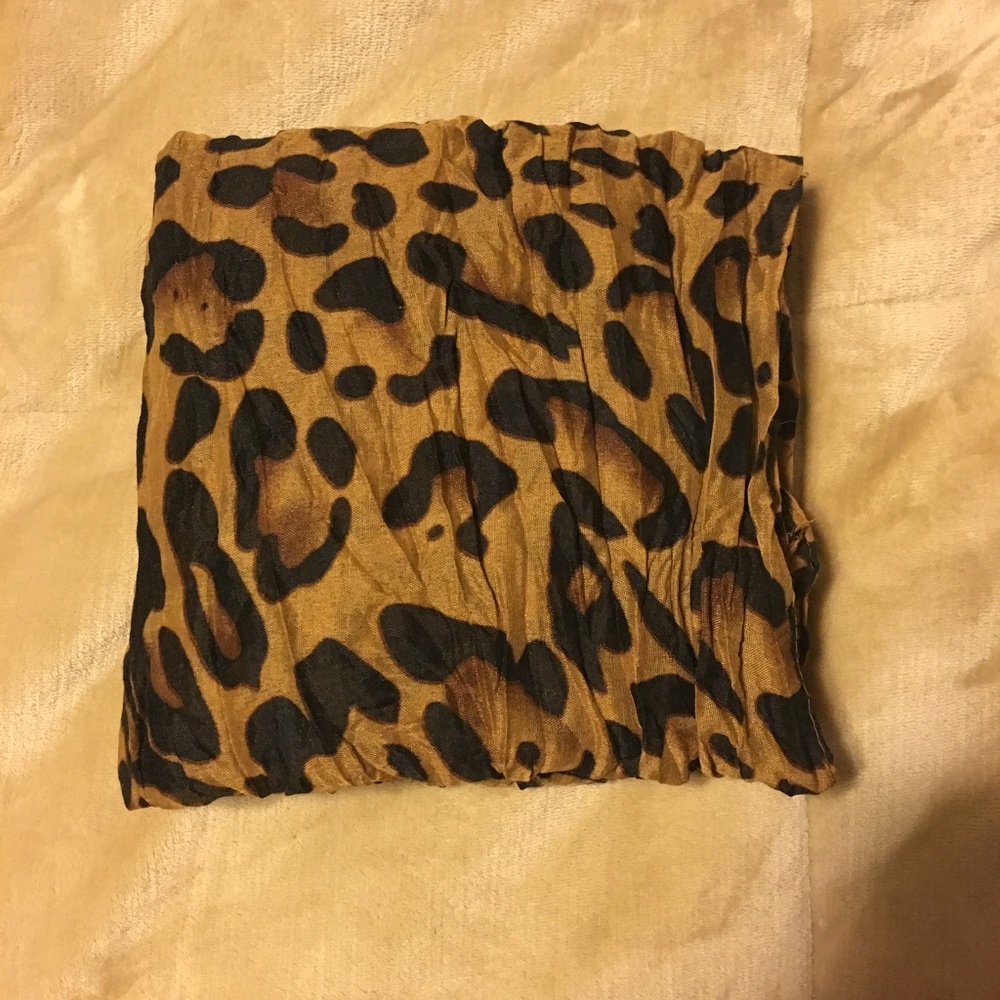 Cheetah print scarf