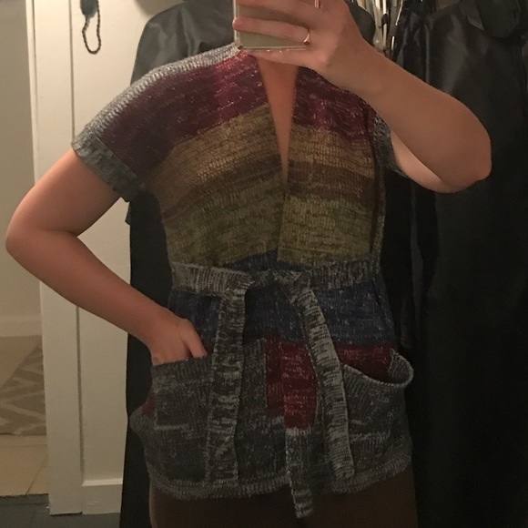 Kimono Sweater Wrap with pockets - Picture 2 of 4