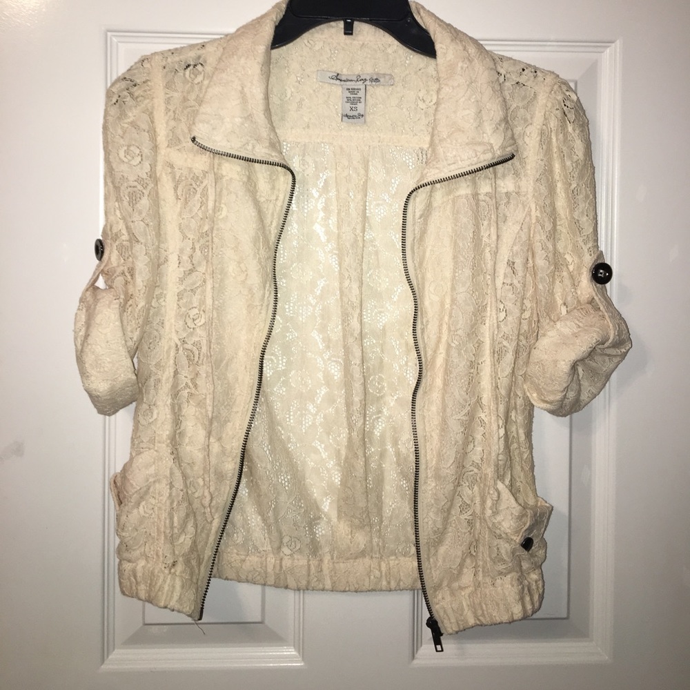Adorable Lace Jacket!! - Picture 2 of 4