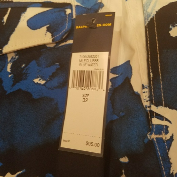 Polo Ralph Lauren Blue Water Board Shorts - Picture 4 of 8