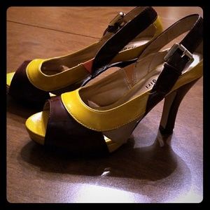 Madden Girl Multi Color Heels