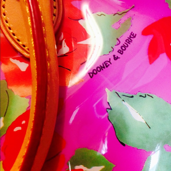 Dooney and Bourke Tropical Rose Tote Vintage - Picture 4 of 8