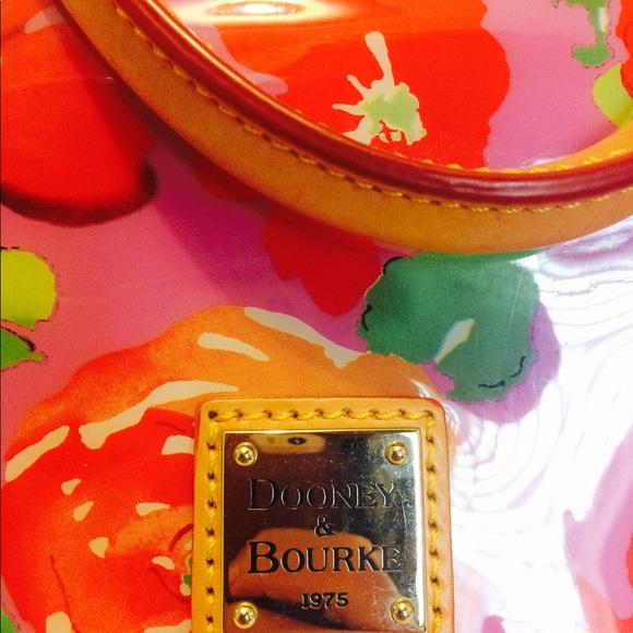 Dooney and Bourke Tropical Rose Tote Vintage - Picture 5 of 8