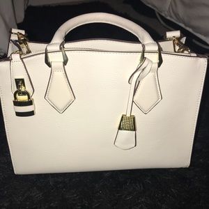 White Charming Charlie Tote