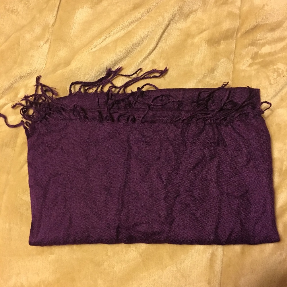 Purple scarf