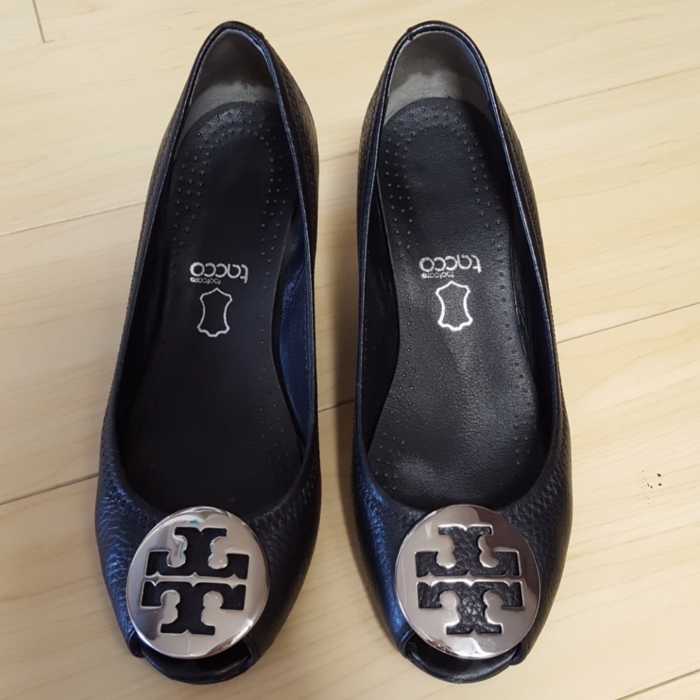 Tory Burch Sally peep toe wedge