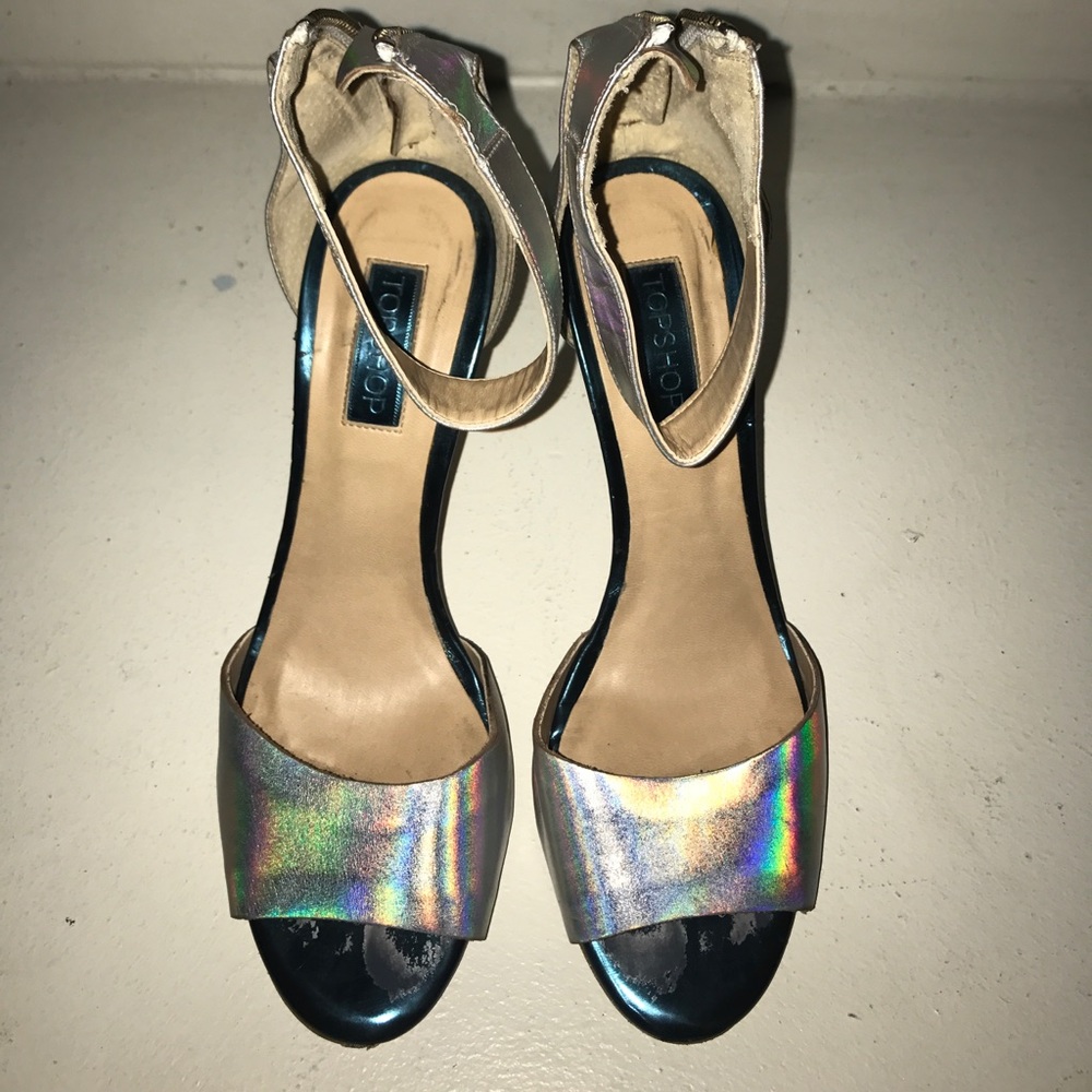 Holographic TopShop heels