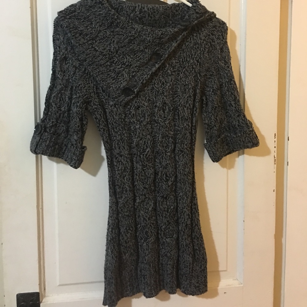 Black and dark gray Sweater